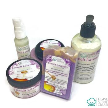 handmade french lavender honey set