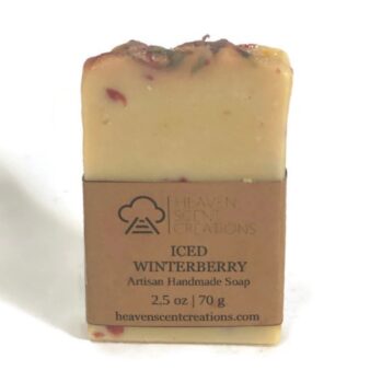 iced winterberry guest-sized soap